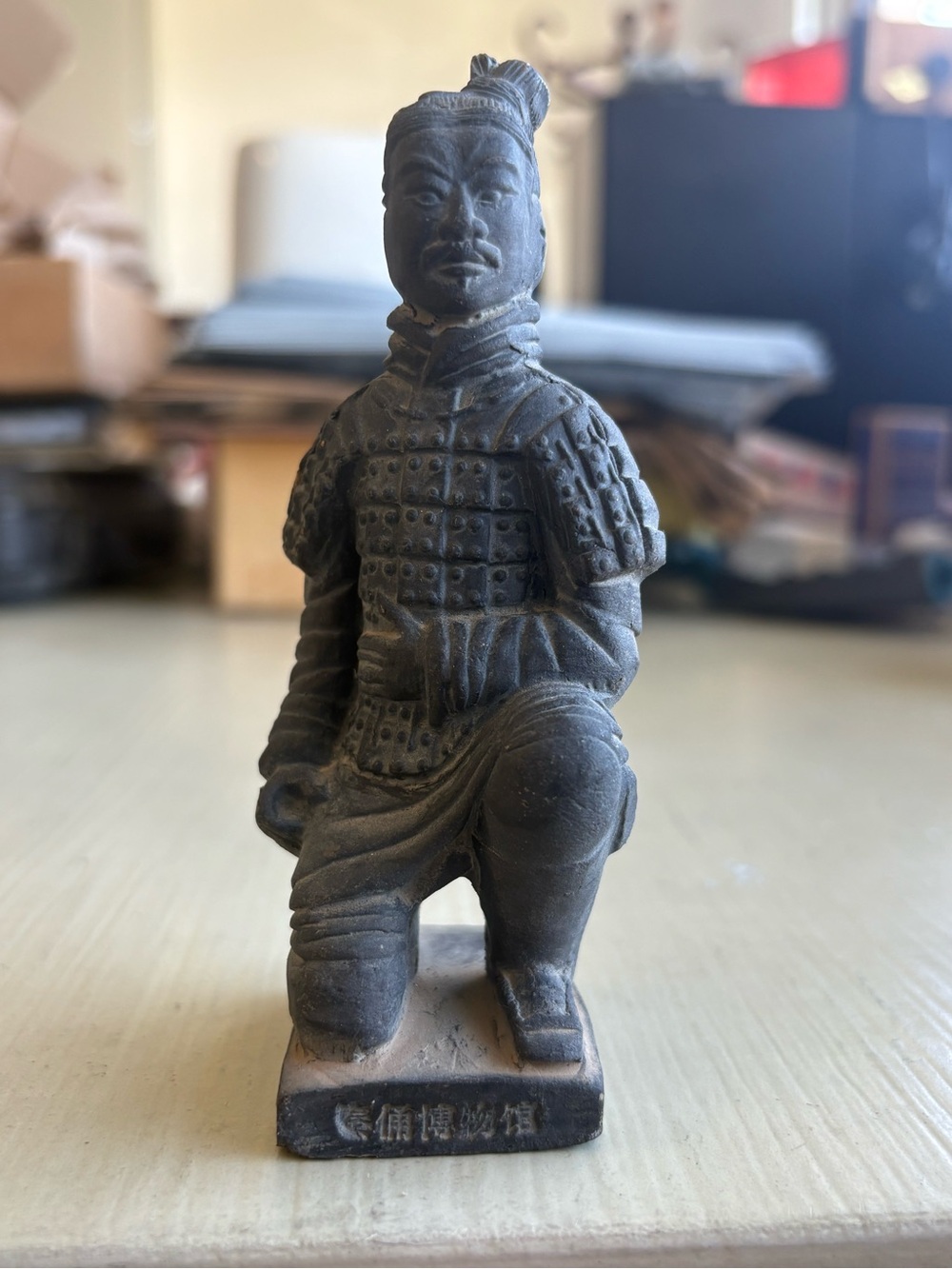 Vintage Terracotta Army Kneeling Archer Replica